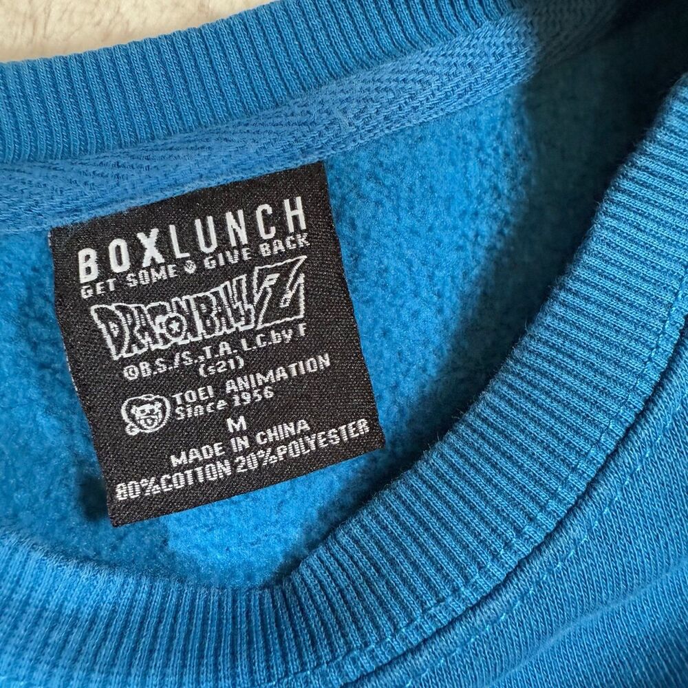 DragonBall Z Sweat Shirt Sz Medium DBZ Freeza Goku BoxLunch Dragon Ball - Picture 4 of 8